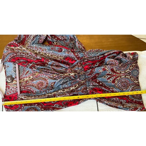 PLANET BLUE BLU MOON Romper Paisley Denim-esque BOHO Gypsy Beach XS/S fit - Picture 13 of 13